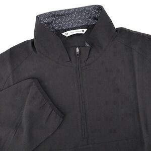 NEW 7 Diamonds Oxygenate Quarter Zip Pullover Black Mens XL SPV-1026